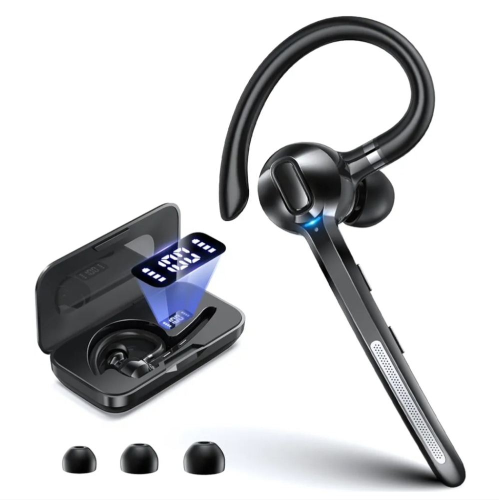 Bluetooth Headset Wireless Earpiece with Built-in Mic